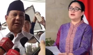 Foto kolase Prabowo Subianto dan Puan Maharani. (Foto: Katajari.com)
