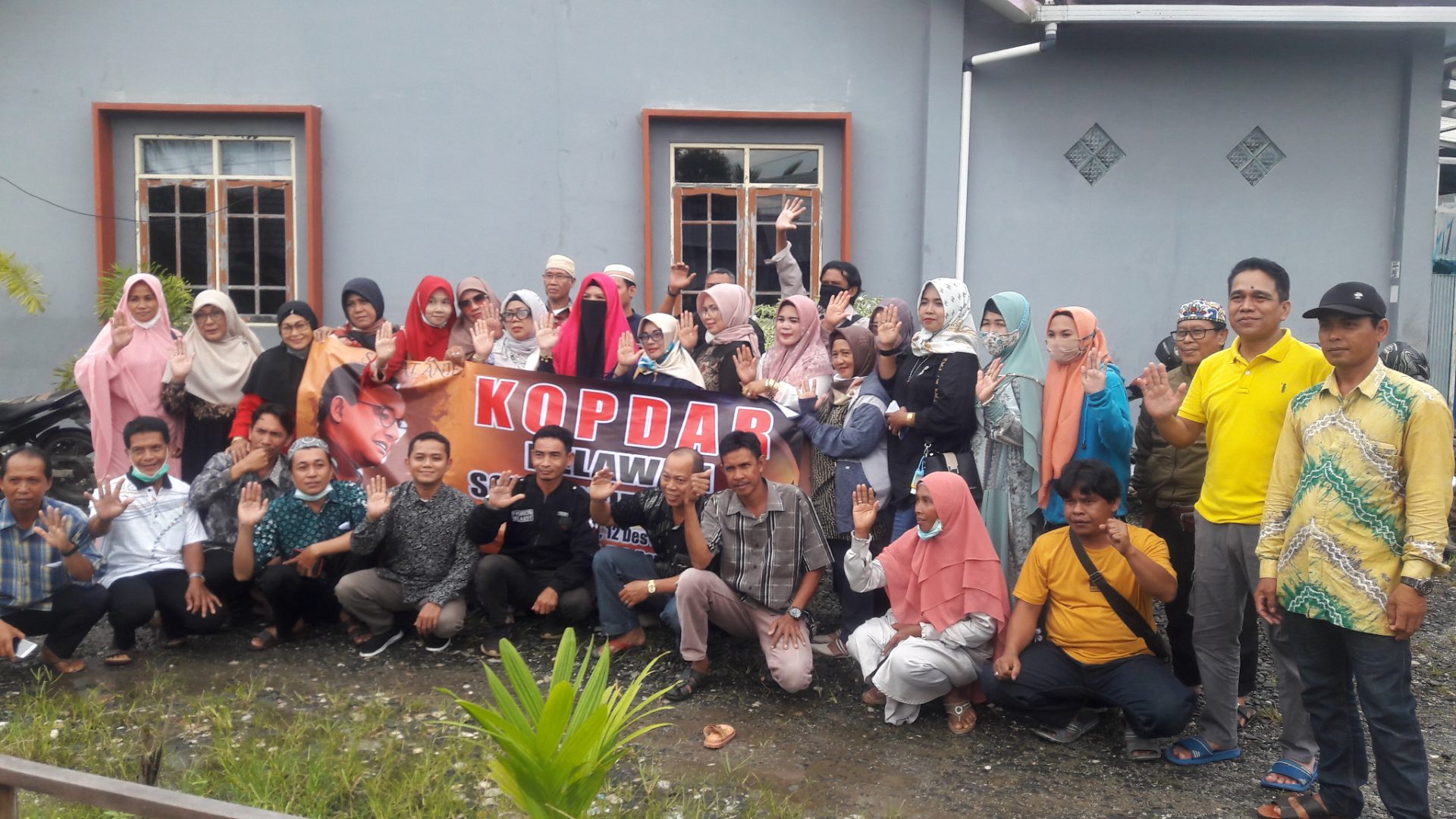 Sobat Anies dari Kalimantan Selatan menggelar Kopdar, Minggu (12/12/2021). (Foto: Katajari.com)