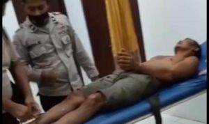 Ketahuan Gasak Motor, Pelaku Curanmor Dihadiahi Bogem Mentah