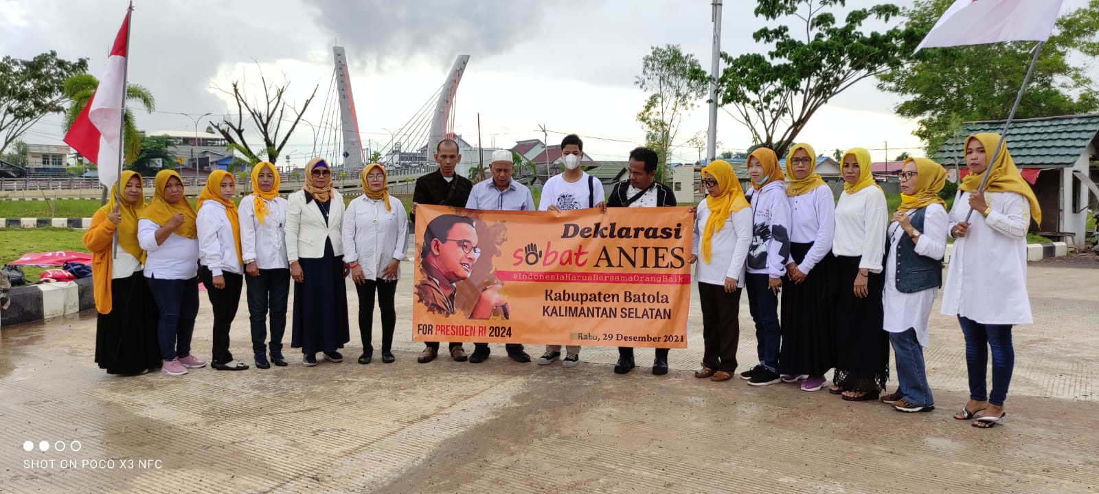 Deklarasi Sobat Anies Kabupaten Barito Kuala. (Foto: Katajari.com)