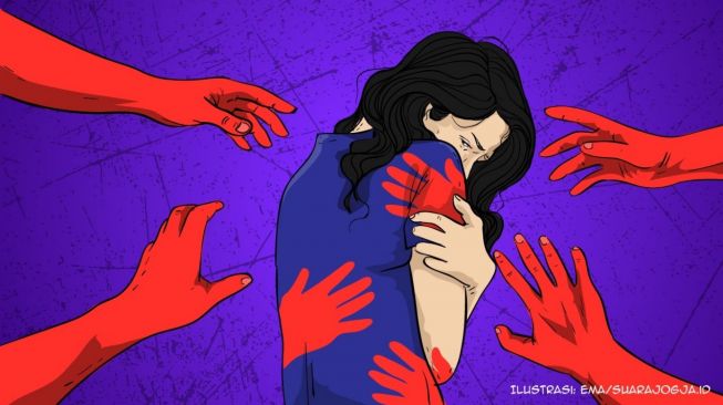 Ilustrasi kekerasan seksual. (Foto: Suara.com/Rohimah)