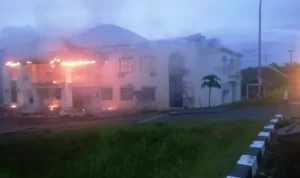 Kantor Diskominfo Natuna, Kepulauan Riau. (Foto: Suarabatam.id)