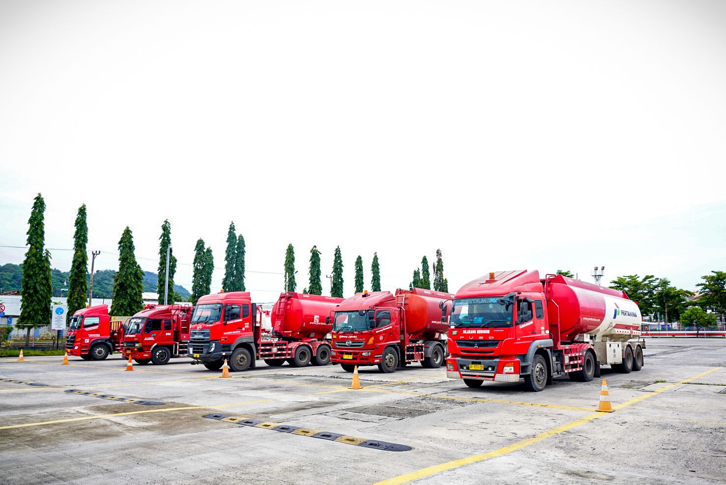 Armada truk tangki Pertamina. (Foto: Dok. Pertamina)