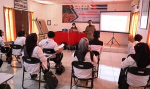 Pelatihan dasar pengendalian Karhutla oleh Daops Manggala Agni Kalimantan VI, Senin (10/1/2022). (Foto: Daops Manggala Agni Kalimantan VI)