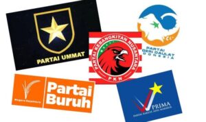 Partai politik baru yang siap bersaing pada Pemilu 2024. (Foto: Sindonews.com)