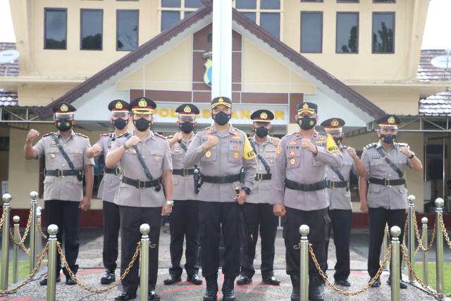 Pejabat perwira di Mapolres Banjar. (Foto: Polres Banjar)