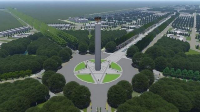 Desain ibu kota negara baru. (Foto: Suara.com)