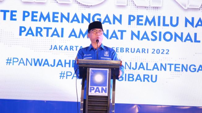 Ketua Komite Pemenangan Pemilu Nasional PAN Yandri Susanto. (Foto: Suara.com/Bagaskara)