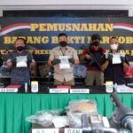 Hasil Operasi Bersinar Candi 2022, 20 Kilogram Ganja dan 4 Kilogram Sabu Dimusnahkan
