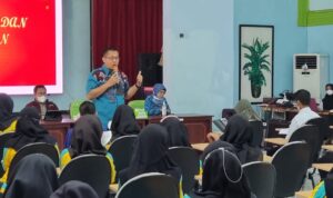 Sosialisasi SMK-PP dan Kementan untuk mendukung program Pencegahan Pemberantasan Penyalahgunaan dan Peredaran Gelap Narkoba. (Foto: Tim Ekspos SMK PP Negeri Banjarbaru)
