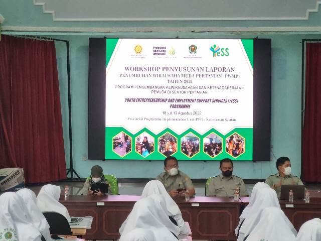 Workshop Penyusunan Laporan PWMP bagi siswa SMK-PP Negeri Banjarbaru. (Foto: Tim Ekspos SMK PP Negeri Banjarbaru)