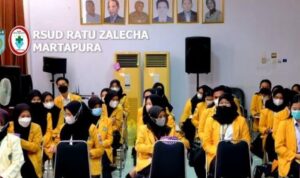 Mahasiswa Universitas Sari Mulia Praktik Magang di RSUD Ratu Zalecha