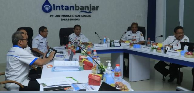 RUPS Luar Biasa di aula kantor pusat PTAM Intan Banjar, Rabu (28/9/2022). (Foto: Prokopim Banjarbaru)