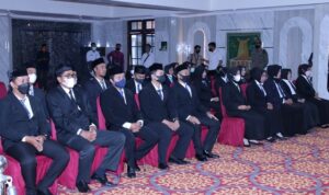 Para pejabat fungsional Kabupaten Banjar baru dilantik, Rabu (14/9/2022). (Foto: Kominfo Kabupaten Banjar)