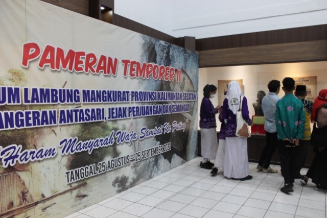 Pameran Temporer II dengan tema Pangeran Antasari di Museum Lambung Mangkurat Kalimantan Selatan. (Foto: Museum Lambung Mangkurat)