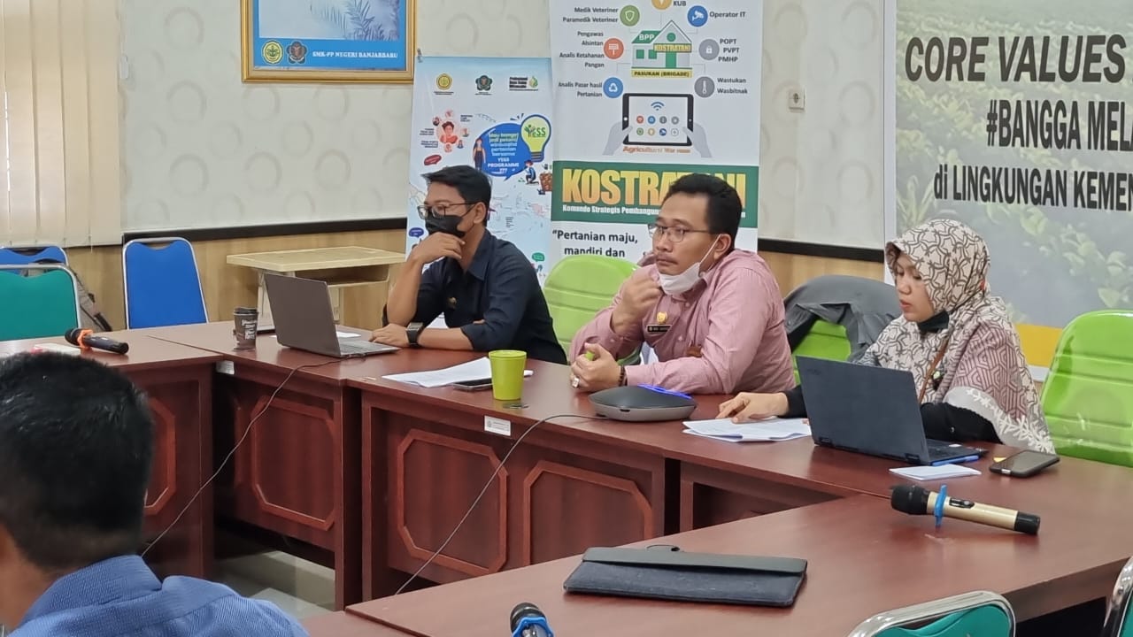 Dukung Good Governance, SMKPP Kementan Lakukan Audit Surveillance ISO SMAP 9837001:2016 untuk SMK PP Negeri Banjarbaru. (Foto: Tim Ekspos SMK PP Negeri Banjarbaru)