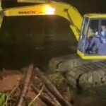 Kebocoran Dialami Pipa Distribusi PTAM Intan Banjar di Sungai Tabuk