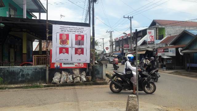 Desa Tanjung Rema Kecamatan Martapura termasuk desa yang melaksanakan Pilkades. (Foto: Katajari.com)