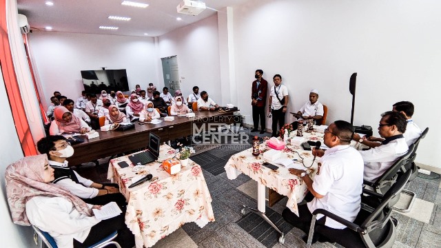 Pembekalan Teknis Pengelolaan Data Statistik Sektoral Berdasarkan Prinsip Satu Data Indonesia, Rabu (16/11/2022). (Foto: Diskominfo Kota Banjarbaru) 