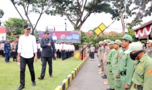 Apel Kesiapan Pemantapan Pengamanan Pilkades di Kabupaten Banjar