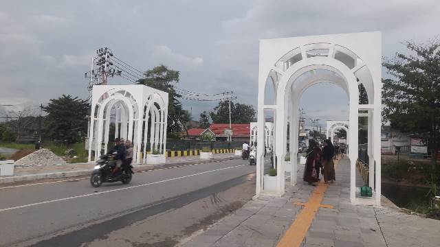 Revitalisasi kawasan religi Sekumpul Martapura Kabupaten Banjar akan dilanjutkan mulai dari jembatan irigasi. (Foto: Katajari.com)