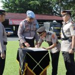 Sertijab Tiga Kapolsek di Polres Banjar