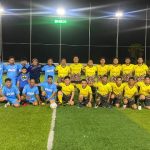 Jurnalis Versus Jaksa Tanding Soccer Persahabatan di Kabupaten Banjar