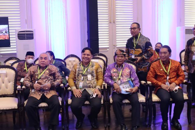 Rapat Kerja Nasional (Rakernas) Badan Pengelolaan Dana Lingkungan Hidup Tahun 2022 di Gedung AA Maramis, Kementerian Keuangan pada Rabu (21/12/2022). (Foto: Adpim Setdaprov Kalsel)