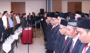 Dilantik, 100 Anggota Panitia Pemilihan Kecamatan se Kabupaten Banjar