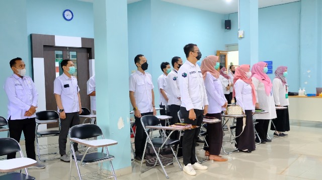 RSD Idaman Kota Banjarbaru studi banding pelaksanaan Sistem Informasi Manajemen Rumah Sakit (SIMRS), Rabu (11/1/2023). (Foto: Humas RSUD Ratu Zalecha)
