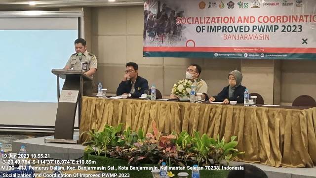 Socialization And Coordination Of Improved PWMP 2023 dilaksanakan 3 hari, mulai Kamis (19/01/2023) di Hotel Rattan In, Banjarmasin. (Foto: Tim Ekspos SMK PP Negeri Banjarbaru)