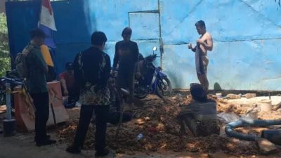 Distribusi air Zona BLK Boster Muslimin Kota Banjarbaru, Jumat (28/4/2023) sudah lancar dialirkan kepada pelanggan di wilayah tersebut. (Foto: Humas PT Air Minum Intan Banjar/Katajari.com)