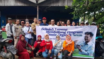 SMK-PPN Banjarbaru pengawalan dan pendampingan kegiatan SL Genta Organik. (Foto: Tim Ekspos SMK PP Negeri Banjarbaru/Katajari.com)