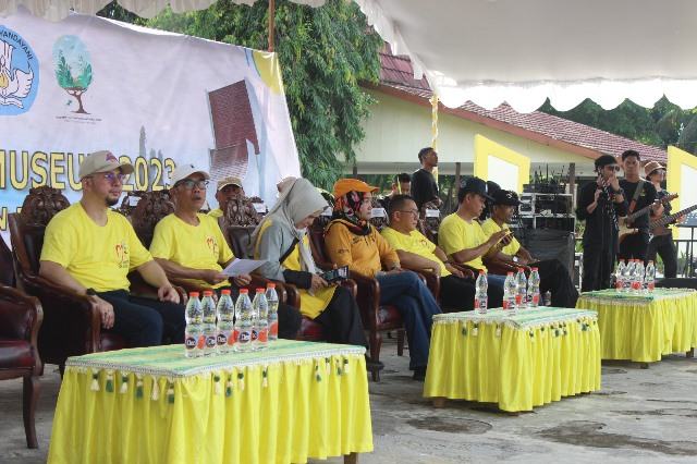 Gerakan Cinta Museum 2023 dalam memeriahkan rangkaian Hari Museum Internasional, yang dilaksanakan Sabtu (20/5/2023) di Museum Lambung Mangkurat di Banjarbaru. (Foto: Museum Lambung Mangkurat/Katajari.com)