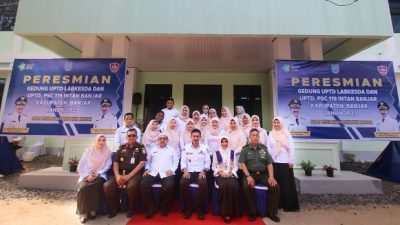 Bupati Banjar Saidi Mansyur Meresmikan Gedung Baru Labkesda