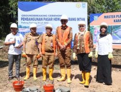 Bupati Saidi Meresmikan Pembangunan Pasar Hewan di Kecamatan Karang Intan