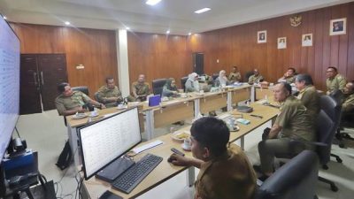 Rapat pembahasan persiapan kedatangan Dirjen Planologi Kehutanan dan Tata Lingkungan (PKTL) KLHK Hanif Faisol Nurofiq, Senin (14/8/2023) siang. (Foto: Dishut Kalsel/Katajari.com)
