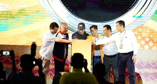Grand Launching Pekan Olahraga Mahasiswa Nasional (POMNAS) XVIII Kalimantan Selatan ke-18 di Gedung Auditorium Universitas Lambung Mangkurat (ULM) Banjarbaru, Kamis (10/8/2023) pagi. (Foto: Adpim Setdaprov Kalsel/Katajari.com)