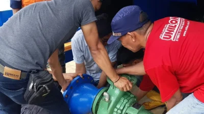 Penurunan Tekanan Pengaliran Distribusi Air di Wilayah Gambut