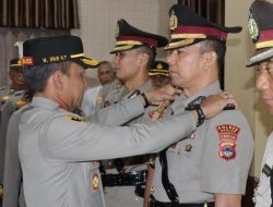 Enam Perwira Serah Terima Jabatan di Lingkungan Polres Banjar