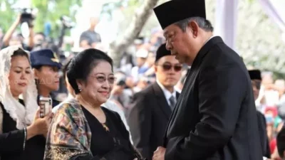 Megawati dan Susilo Bambang Yudhoyono. (Foto: Suara.com/Muhaimin A Untung)