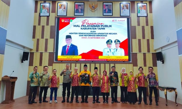 Pemerintah Kabupaten Tapin yang telah meresmikan dan mengaktifkan Mal Pelayanan Publik (MPP) di Kota Rantau,  Jumat (15/9/2023). (Foto: Adpim Setdaprov Kalsel/katajari.com)