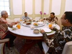 Jokowi Makan Siang Bareng tiga Capres, PDIP Menilai Itu Peringatan