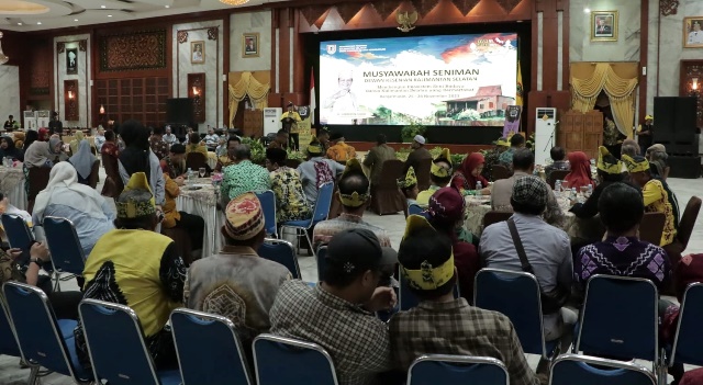 Musyawarah Seniman (Musen) VI Dewan Kesenian Provinsi Kalsel, Sabtu (25/11/2023) di Mahligai Pancasila di Banjarmasin. (Foto: Adpim Setdaprov Kalsel/Katajari.com)