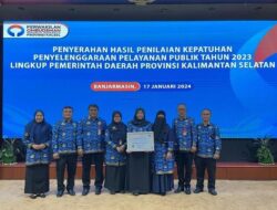 Banjarbaru Dinilai Ombudsman Layak Terima Penghargaan Tertinggi Kepatuhan Penyelenggaraan Pelayanan Publik