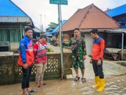 Luapan Air Sungai Martapura Mulai Berkurang di Desa Pekauman