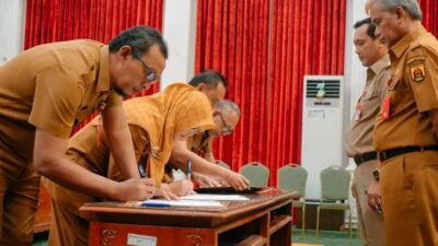 Kepala SKPD Lingkup Pemko Banjarbaru Bikin Perjanjian Kinerja Penyelenggaraan Pelayanan Publik