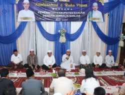 Wakil Bupati Banjar Silaturahmi Jurnalis Kabupaten Banjar di Musala Al Adli