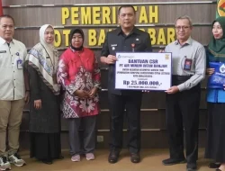 PT Air Minum Intan Banjar Gelontor Bantuan CSR di Banjarbaru