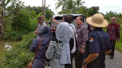 Komisi II DPRD Kabupaten Banjar Meninjau Lokasi Pembangunnan Intake Baru